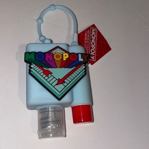 Monopoly latex case hand sanitizer and lip balm